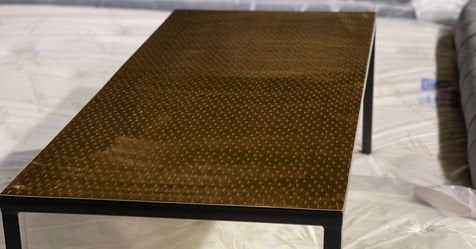 Assembled Raza Coffee Table - Brass